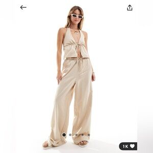 ASOS Miss Selfridge Halter Pants Set